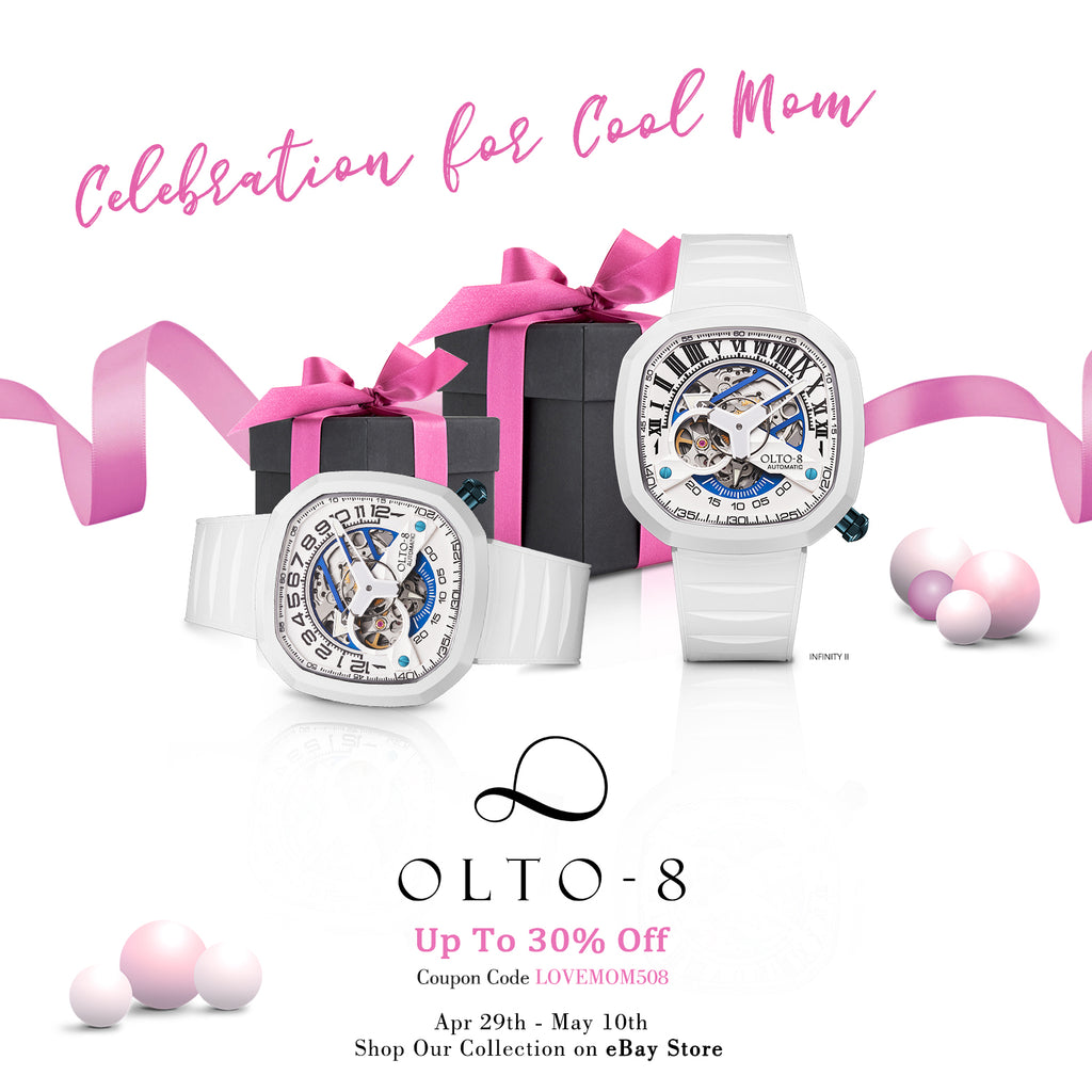 A watch to cool mom, mother's day gift idea.