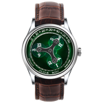 OLTO-8 ROTO Wandering Hour Automatic Watch Jade Green