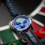 OLTO-8 ROTO Wandering Hour Automatic Watch Ocean Blue