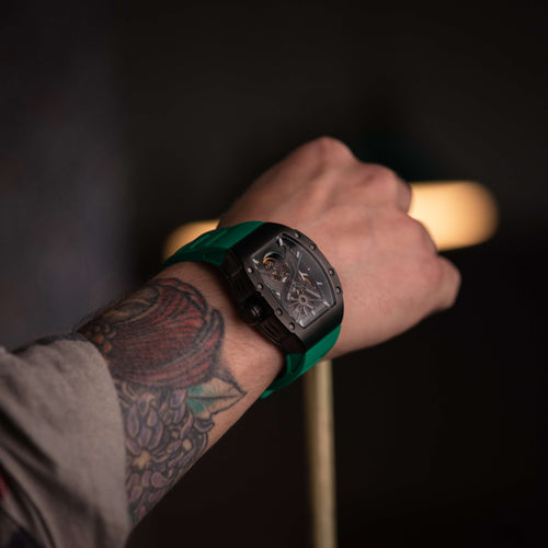 OLTO-8 SHOT Skeleton Automatic Watch Green