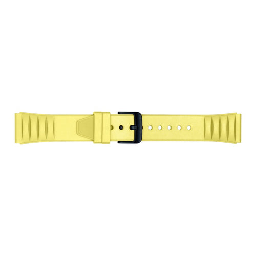 Yellow Fluoro Rubber Strap