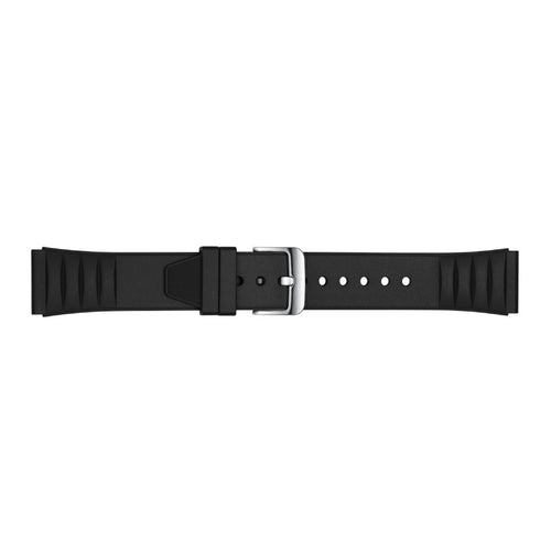 Black Fluoro Rubber Strap