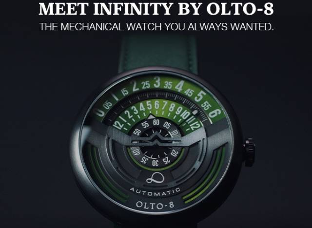 OLTO-8 INFINITY-Exclusive Design Watch for The Up-and-Coming