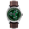 OLTO-8 ROTO Wandering Hour Atomatic Watches Jade Green