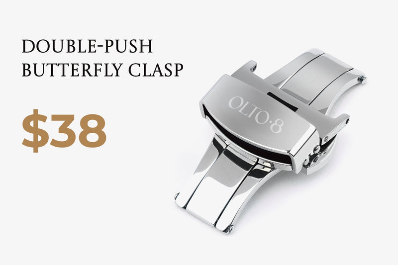 Chrono Gate Double-push butterfly clasp
