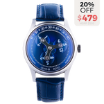 OLTO-8 ROTO Wandering Hour Automatic Watch Ocean Blue