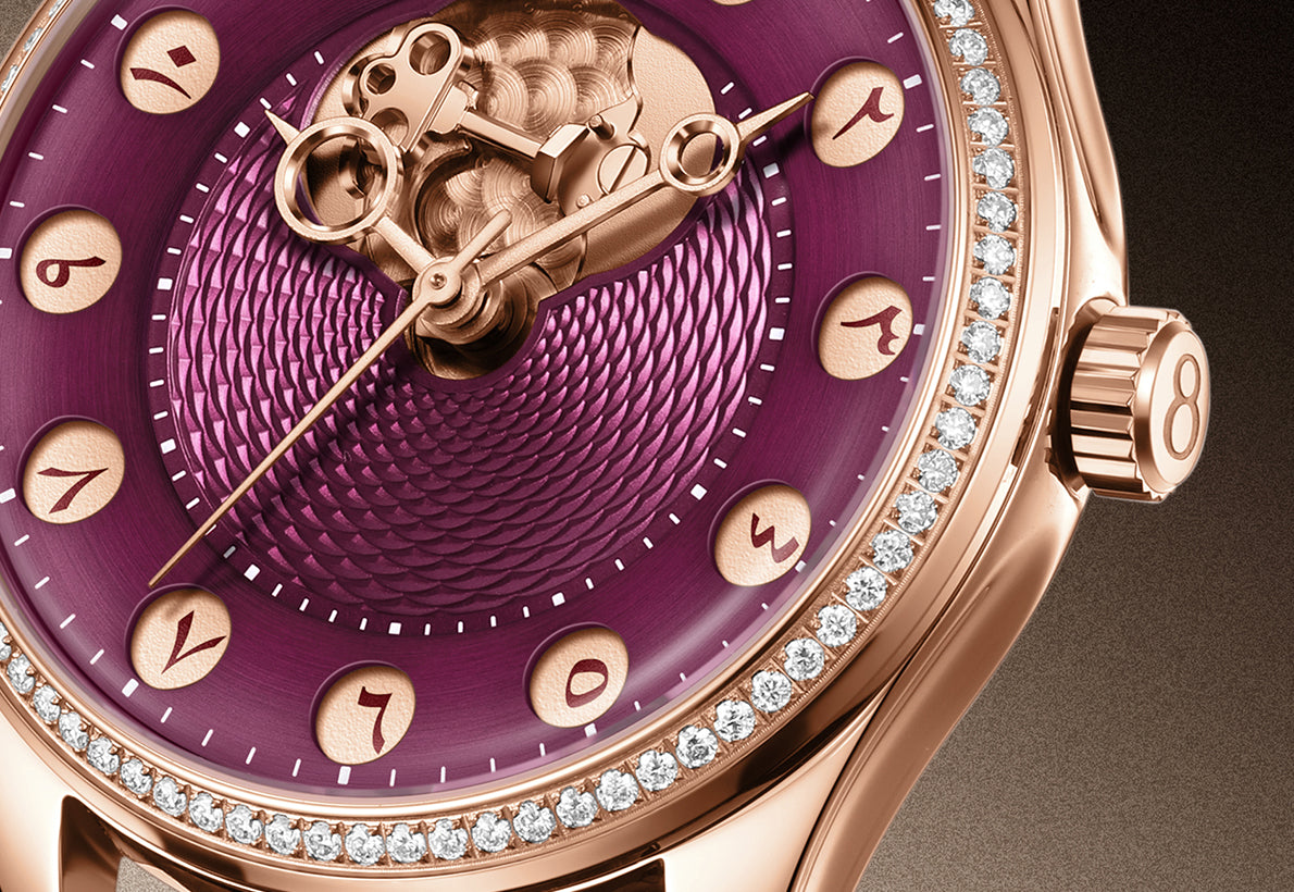 Chrono Gate Jewel Edition Micro-Pave bezel detail