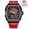 OLTO-8 REEF Skeleton Automatic Watch Red