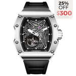 OLTO-8 REEF Skeleton Automatic Watch Silver