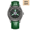 OLTO-8 KING 3D Satellite Hour Wheel Automatic Jade Green