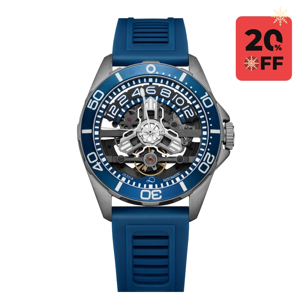 OLTO-8 TIDE X Diving Automatic Ocean Blue – OLTO-8 WATCHES
