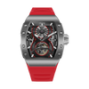 OLTO-8 SHOT Skeleton Automatic Watch Red