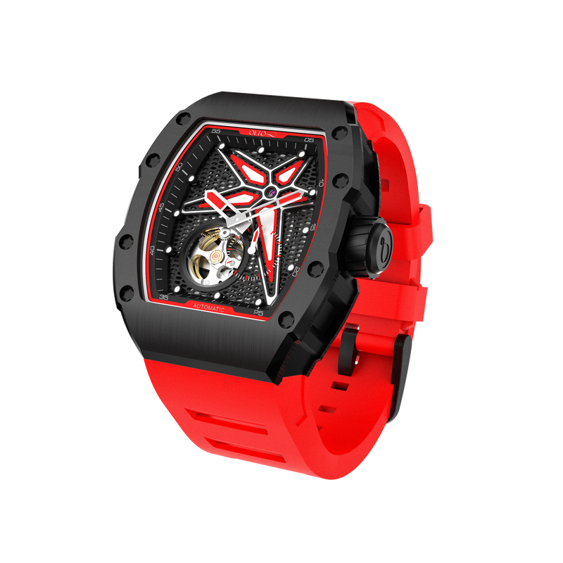 OLTO-8 REEF Red Man's Automatic Watch