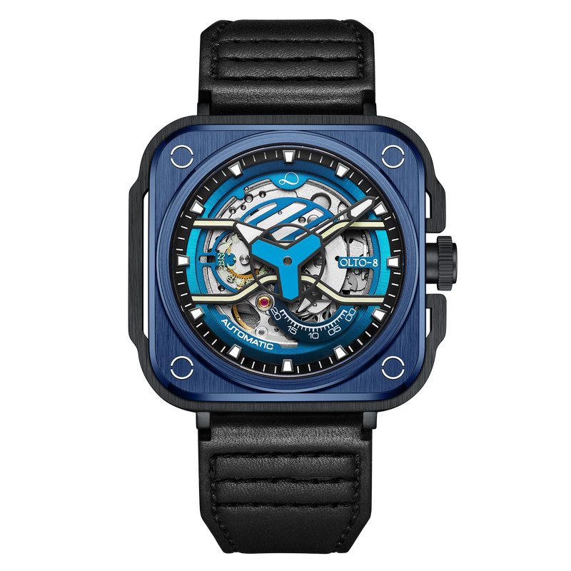 OLTO-8 IRON EX Blue Mechanical Watch for Man