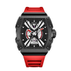 OLTO-8 EXPLORE-X Skeleton Automatic Watch Red