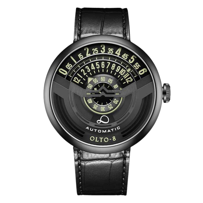 OLTO-8 INFINITY-I RPM-Style Automatic Watch Black