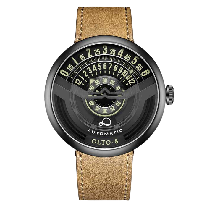 OLTO-8 INFINITY-I RPM-Style Automatic Watch Black